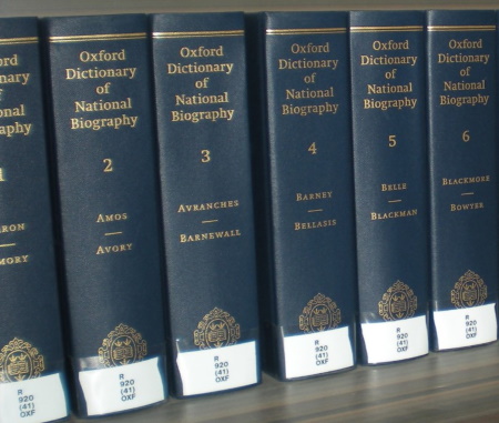 Oxford Dictionary of
          National Biography