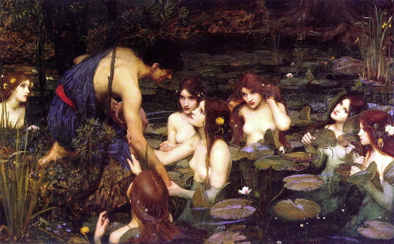 Hylas and
          the Nymphs