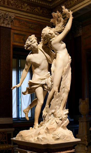 Apollo
and Daphne