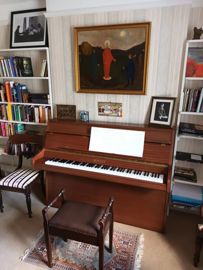 Charles
        causley's piano.