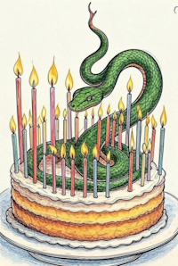 snake cake