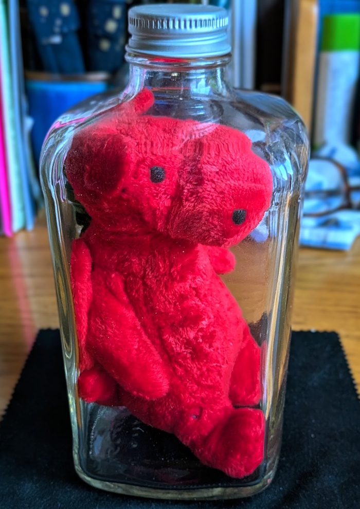 Dragon in bottle